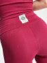 Фото #4 товара adidas Originals 'Preppy Varsity' leggings in burgundy