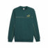 Men’s Sweatshirt without Hood Puma ESS+ Minimal Gold Cr Dark green