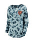 Фото #3 товара Women's Navy Chicago Bears Tie-Dye Long Sleeve T-shirt