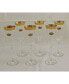 Фото #10 товара Flute Goblets with a Greek Key Design, Set of 6