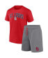 Men's Red, Heather Gray St. Louis Cardinals Arch T-shirt and Shorts Combo Set