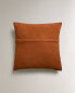 Topstitching cushion cover Оранжевый, 45 x 45 cm** **45 x 45 cm - фото #10