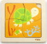 Viga Viga 50143 Puzzle na podkładce - żółwiki