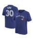 ფოტო #1 პროდუქტის Big Boys Alejandro Kirk Royal Toronto Blue Jays Player Name and Number T-shirt
