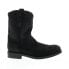 Фото #1 товара Wolverine BLVD Pull-On W990159 Mens Black Suede Casual Dress Boots