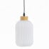 Ceiling Light Crystal Natural Metal White 14 x 14 x 32 cm