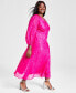 Фото #4 товара Plus Size Clip-Dot A-Line Maxi Dress