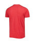 Men's and Women's Red Chicago Bulls Turbo Tri-Blend T-shirt