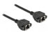 Delock Network Extension Cable S/FTP RJ45 jack to RJ45 jack Cat.6A 3 m black - 3 m - Cat6a - S/FTP (S-STP) - RJ-45 - RJ-45