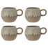 Tasse Paula mit Henkel Typ F 4er-Set