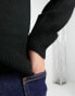 French Connection ribbed roll neck jumper in black