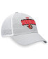 Фото #4 товара Men's Heather Gray, White Ottawa Senators Team Trucker Snapback Hat