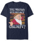 ფოტო #1 პროდუქტის Disney Men's Snow White and the Seven Dwarfs Acting Grumpy, Short Sleeve T-Shirt