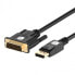 Techly ICOC DSP-C12-030P - 3 m - DisplayPort - DVI-D - Male - Male - Straight - фото #1