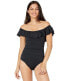 Фото #1 товара Tommy Bahama 293667 Women Pearl Off-the-Shoulder One-Piece, Size 12