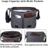 Фото #3 товара Estarer Carry Bag/Laptop Bag 14/15.6–17/17.3 Inches for Work, University, Plain Canvas, Grey, gray