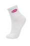 Kadın Nakış 3'lü Pamuklu Soket Çorap B6097axns