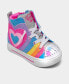 Фото #1 товара Toddler Girls Twinkle Toes: Twinkle Hearts - Heart Pop Light Up Casual Sneakers from Finish Line