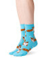 Women's Corgi Print Fashion Crew Socks