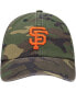 Фото #3 товара Men's Camo San Francisco Giants Team Clean Up Adjustable Hat