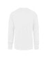 Men's White Distressed Detroit Lions Premier Franklin Long Sleeve T-shirt