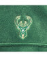 ფოტო #5 პროდუქტის Men's Milwaukee Bucks Hunter Green Flanker Full-Zip Jacket