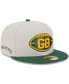 Фото #4 товара Men's Stone/Green Green Bay Packers 2024 Sideline Historic 59FIFTY Fitted Hat