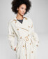 Фото #3 товара Women's Long-Sleeve Trench Coat, Created for Macy's