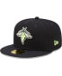 Фото #1 товара Men's Navy Columbia Fireflies Authentic Collection Team Home 59FIFTY Fitted Hat