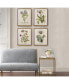 Фото #5 товара Martha Stewart Herbal Botany Set Framed Linen Canvas 4-Pc Set