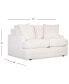 Фото #8 товара Kendrah 59" Fabric Loveseat with Recessed Arms, Created for Macy's