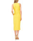 ფოტო #2 პროდუქტის Women's Eyelet Knit Midi Tank Dress