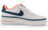 Nike Air Force 1 Low Mini Swoosh 换钩 轻便 低帮 板鞋 GS 白蓝 / Кроссовки Nike Air Force CK9708-100 36.5 - фото #3