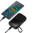 Qpow powerbank 10000mAh wbudowany kabel USB Typu C 22.5W Quick Charge biały