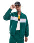 adidas Original 80s woven track top in collegiate green