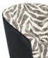 Фото #3 товара Wood Zebra Print Accent Chair, 29" x 26" x 32"