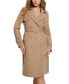 ფოტო #1 პროდუქტის Women's Jade Double-Breasted Belted Trench Coat