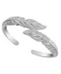 ფოტო #1 პროდუქტის Sterling Silver Feather Bypass Adjustable Toe Ring