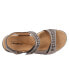 Фото #8 товара Trotters Romi Woven T2232-043 Womens Gray Narrow Slingback Sandals Shoes 7.5
