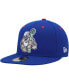 Фото #1 товара Men's Blue Stockton Ports Marvel x Minor League 59FIFTY Fitted Hat