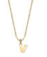 Фото #22 товара 2028 gold-Tone Initial Necklace 20"