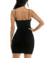 Juniors' Ruched Bustier Bodycon Dress