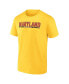 ფოტო #2 პროდუქტის Men's Gold Maryland Terrapins Game Day 2-Hit T-shirt