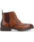 Фото #2 товара Men's Bowman Tru Comfort Foam Wingtip Lace-Up Ankle Boots