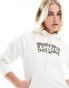 Levi's hoodie with leopard print batwing logo in cream M - фото #2