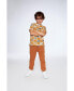 ფოტო #3 პროდუქტის Boy French Terry Pant Spicy Brown - Toddler|Child