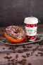 Braun 11cm Amerikanischer Donut aus Glas