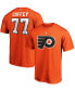 Фото #1 товара Men's Paul Coffey Orange Philadelphia Flyers Authentic Stack Retired Player Name and Number T-shirt