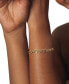 ფოტო #4 პროდუქტის 14K Gold Plated or Rhodium Plated Triple Chain Nevaeh Bracelet