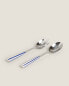 Salad cutlery set with ceramic handle (set of 2)